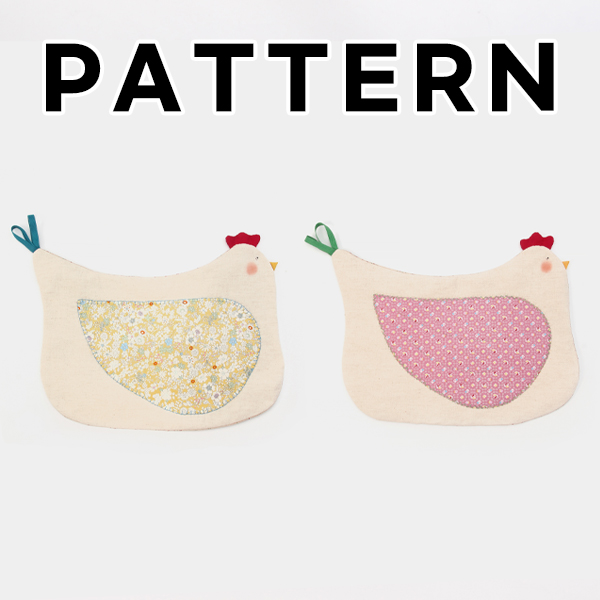 [바이핸즈] 퀼트도안 - 꼬꼬매트(대) 2개 세트