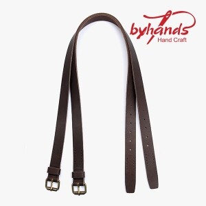 [바이핸즈] 단면 버클장식 고급 통가죽 숄더핸들2(70cm) 30-7103 ※ (개)