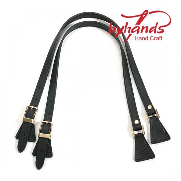 고급 소가죽 버클 가죽핸들(63cm) 32-6402 ※