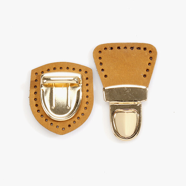 바이핸즈 럭셔리 골드 청동 통가죽 가방후크 가방잠금장치 부자재 12-0407 ※