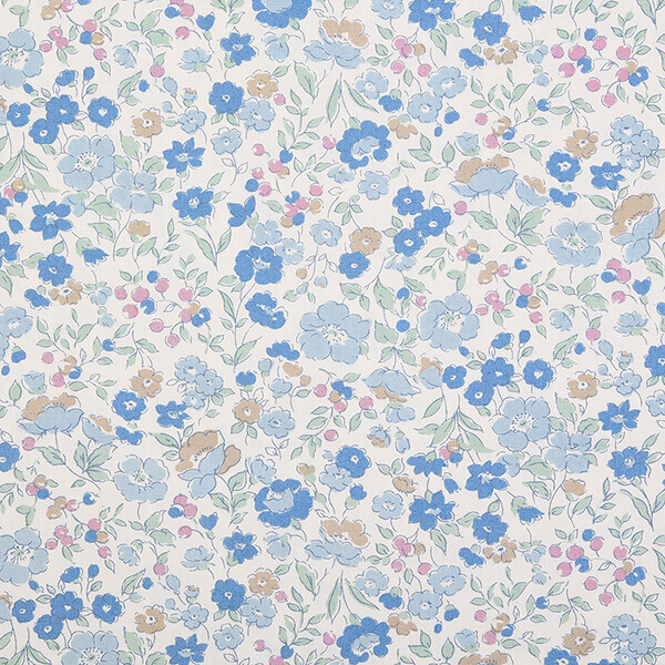 [세븐베리] 일본 수입원단 꽃무늬 퀼트천 플라워 면원단 - 6116-D4 ☆