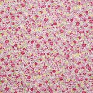 [세븐베리] 일본 수입원단 60수 꽃무늬 퀼트천 플라워 론 면원단 - 6117-D2 (1/2Yd)