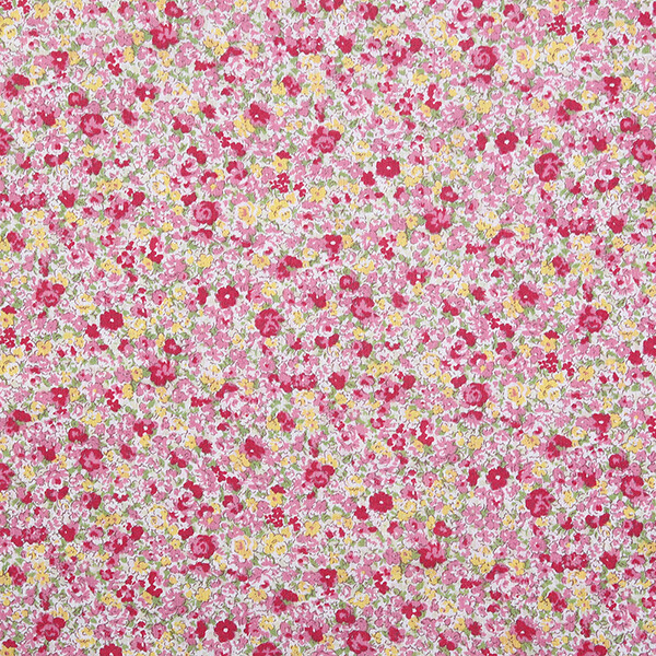퀼트의시작은? 엔조이퀼트와 함께,[세븐베리] 일본 수입원단 60수 꽃무늬 퀼트천 플라워 론 면원단 - 6117-D2