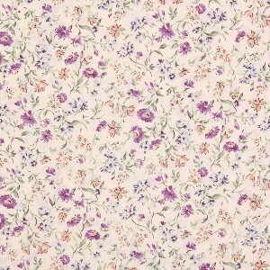 [세븐베리] 일본 수입원단 60수 꽃무늬 퀼트천 플라워 론 면원단 - 6117-D4 (1/2Yd)