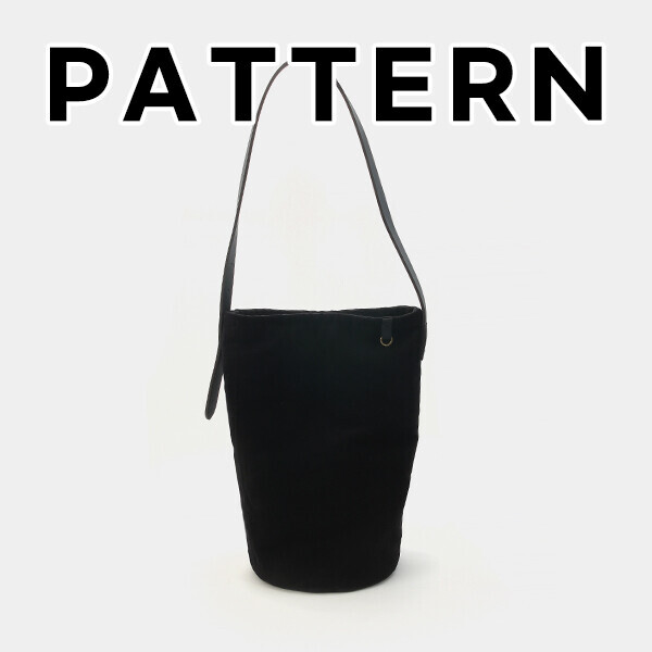 [바이핸즈] 퀼트도안 - 블랙 벨벳 가방