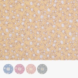 [다이와보] 일본 수입원단 꽃무늬 퀼트천 플라워 면원단 - HS10502 ☆ (1/2Yd)