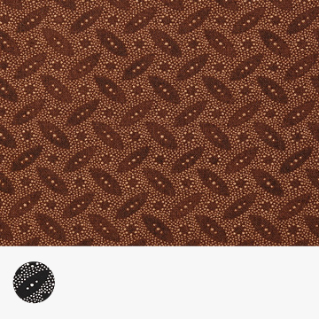 [스토프] 덴마크 친환경 수입원단 도트 퀼트천 프린트 면원단 - 4514-06 (1/2Yd)