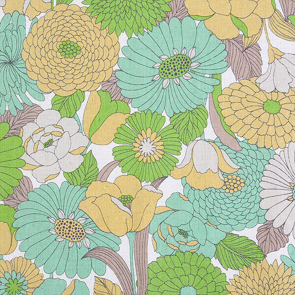 퀼트의시작은? 엔조이퀼트와 함께,[코카] 일본 수입원단 린넨 의류 면원단 꽃무늬 퀼트천 - YKA11100-3