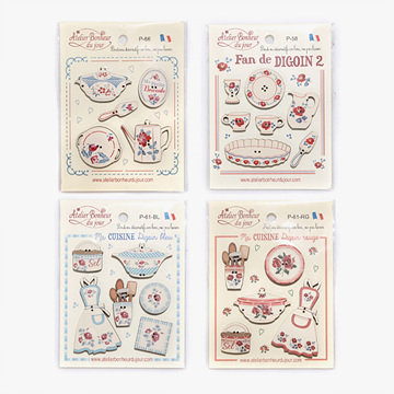 수입 나무 엔틱 고급단추 단추부자재 - 홈데코단추 ※ (개)