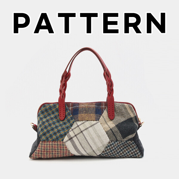 [바이핸즈] 퀼트도안 - 멀베리 빈티지 토트백