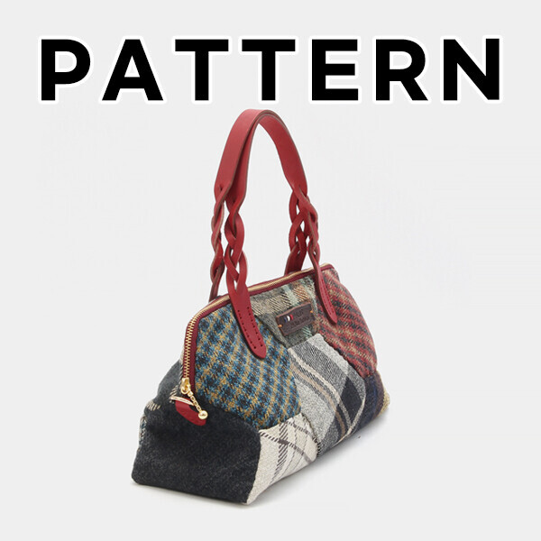 [바이핸즈] 퀼트도안 - 멀베리 빈티지 토트백