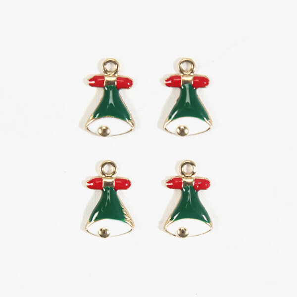 [장식부자재] 크리스마스 장식 그린벨 4개 1SET