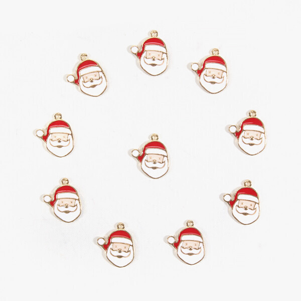 [장식부자재] 크리스마스 장식 산타2 10개 1SET