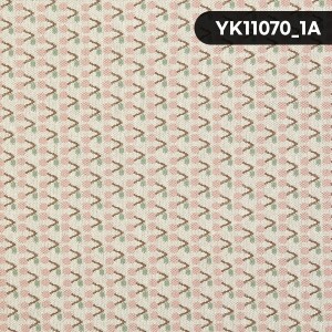 [코카] 니트 자가드 기모(융) 체리 프린트원단 - YK11070-1 (1/2Yd)