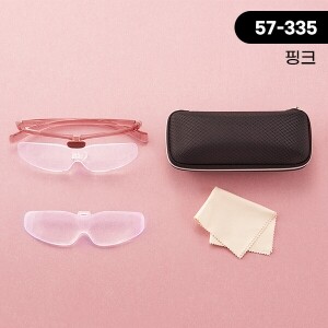 [크로바] 크래프트 돋보기 안경 1.6배&2.0배 - 핑크/그레이 57-335/57-336 ※ (개)