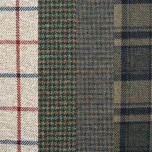 [원단패키지] 멀베리 5437 트위드 체크 기모 4종 - 45cm x 26cm JSH5437 (set)