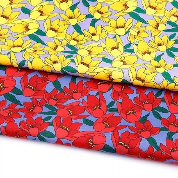 친환경 오코텍스인증 항균항염원단 20수 DTP원단 - 탱고 플라워 ☆