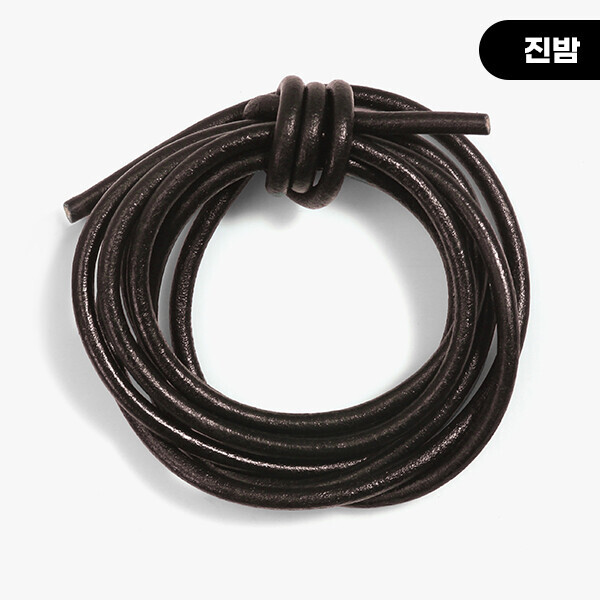 퀼트의시작은? 엔조이퀼트와 함께,[퀼트부자재] 레돈도 빈티지 둥근 가죽끈 5mm(1YD) ※