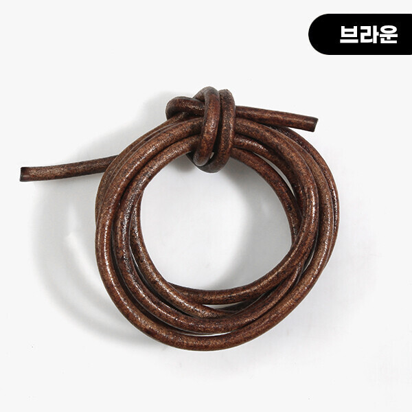퀼트의시작은? 엔조이퀼트와 함께,[퀼트부자재] 레돈도 빈티지 둥근 가죽끈 5mm(1YD) ※