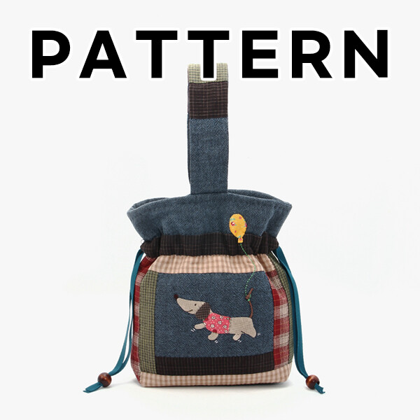 [바이핸즈] 퀼트도안 - 닥스 조리개 가방