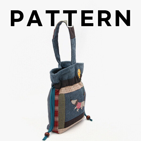 [바이핸즈] 퀼트도안 - 닥스 조리개 가방