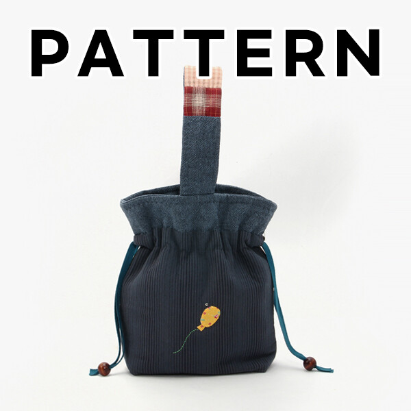 [바이핸즈] 퀼트도안 - 닥스 조리개 가방