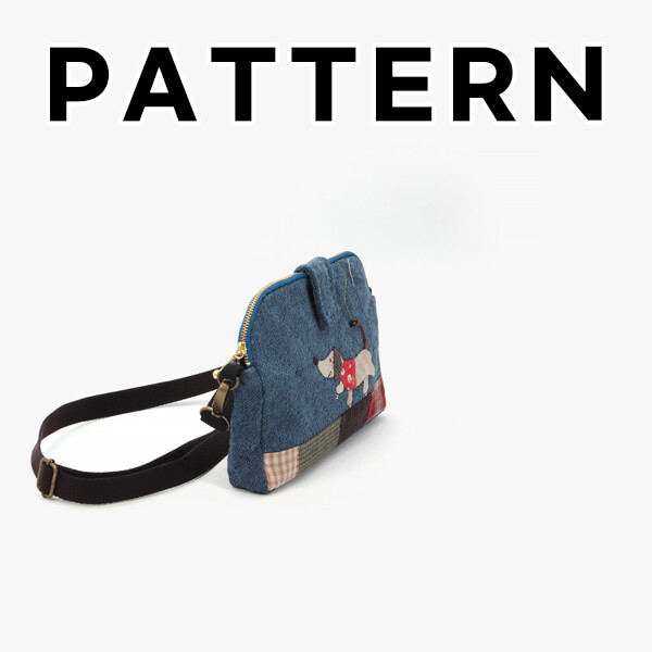 [바이핸즈] 퀼트도안 - 닥스 숄더백