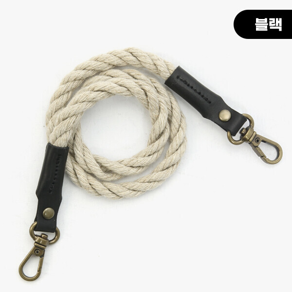 퀼트의시작은? 엔조이퀼트와 함께,[가방부자재] 레페 리투아니아 린넨 로프 가죽핸들(56cm) ※