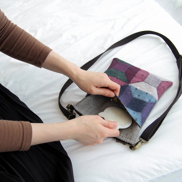 [퀼트 초보자용] 퀼트패키지 가방 - 보빈 핸폰가방