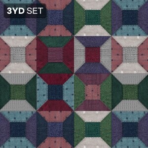 [바이핸즈] DTP 대폭 보빈 패치워크 입체프린트 원단 (EYCD-34) - 3YD 1세트 (개)