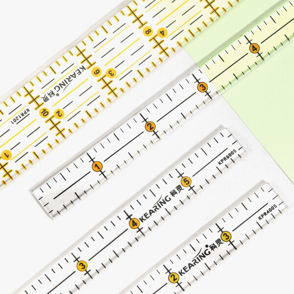 [키링] 패치워크 퀼팅자 아크릴 시접자 눈금자(인치) ※