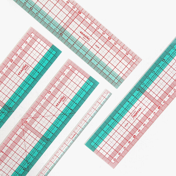 [키링] 패턴 그레이딩자 방안자 라인 ※