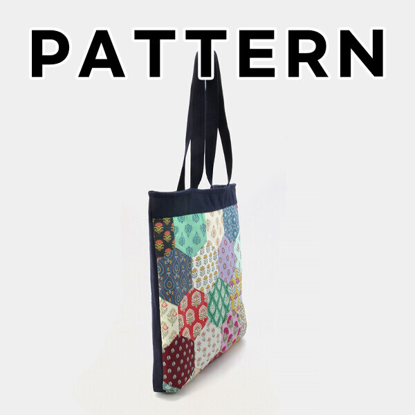 [바이핸즈] 퀼트도안 - 핸드블록 에코백