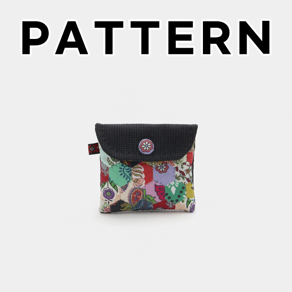 [바이핸즈] 퀼트도안 - 핸드블록 카드지갑