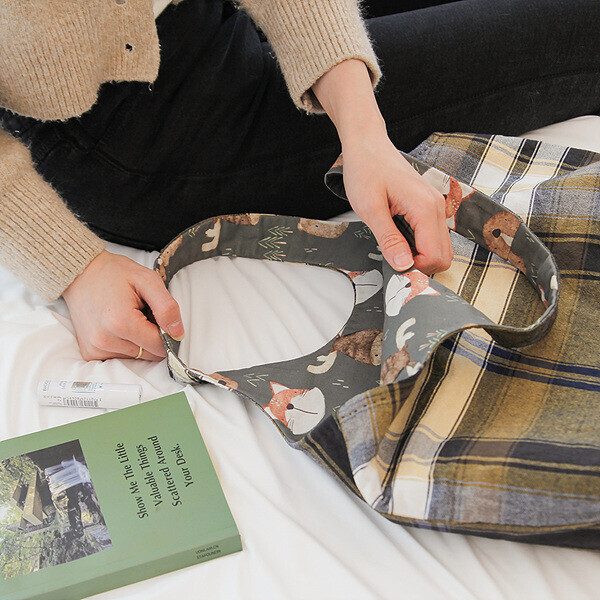 [바이핸즈] 퀼트패키지 가방 - 쥬만지 리버서블 에코백