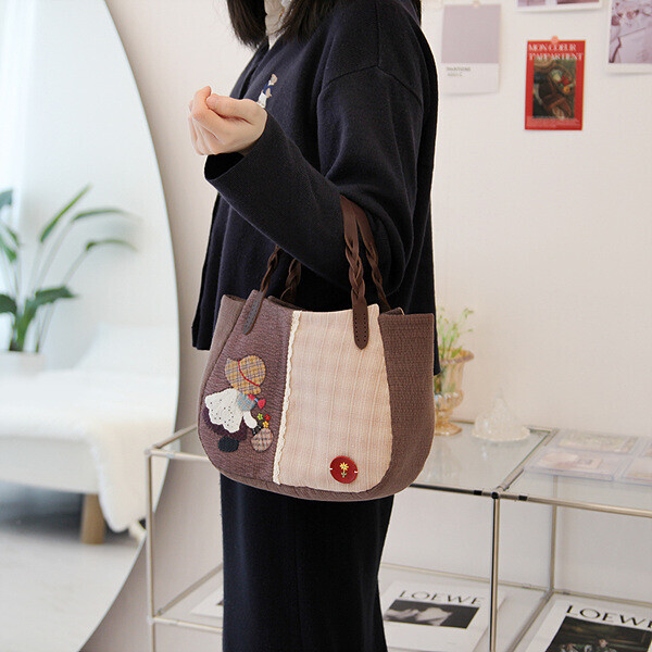 [퀼트 초보자용] 퀼트패키지 가방 - 보넷걸 시즌2 (토트백&파우치)