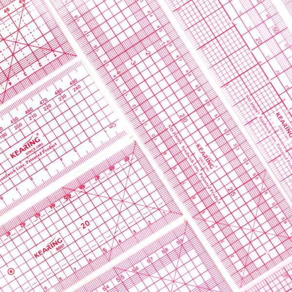 퀼트의시작은? 엔조이퀼트와 함께,[키링] 패턴 그레이딩 자 방안자 50cm, 60cm ※