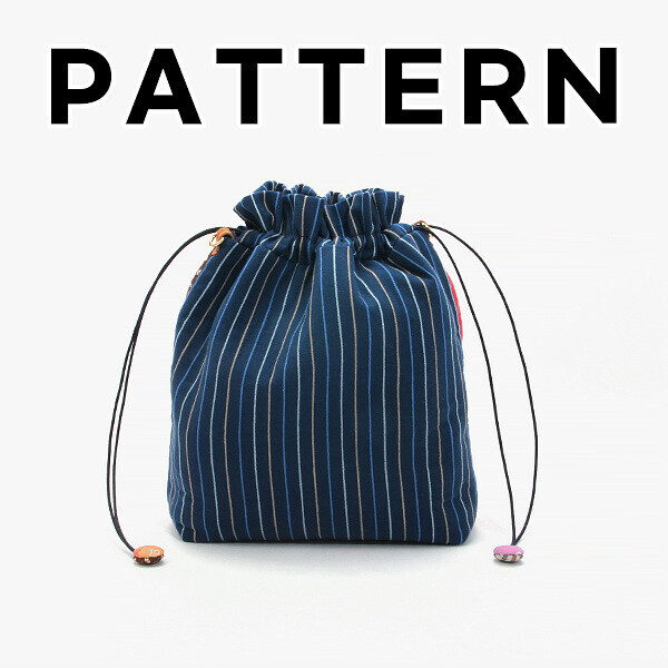 [바이핸즈] 퀼트도안 - 명랑소녀 조리개 가방