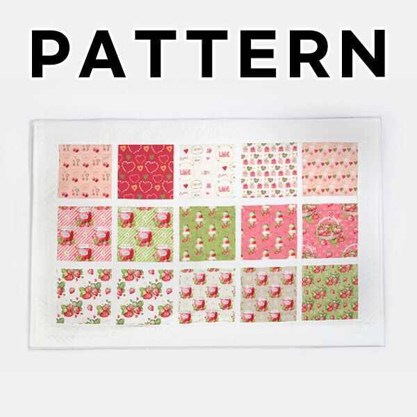 [바이핸즈] 퀼트도안 - 러브핑크 발매트