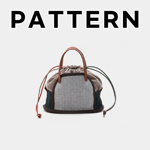 [바이핸즈] 퀼트도안 - 뽀글소녀 미니 스트링백