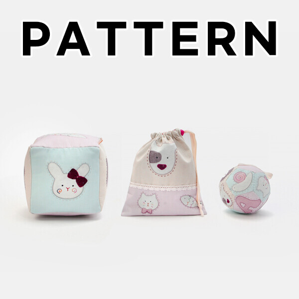 [바이핸즈] 퀼트도안 - 친구야 놀자 시즌2 (스트링파우치, 주사위, 공)