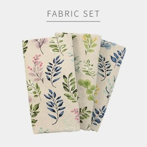 [원단패키지] 스프링리프 4965 프린트 3종 - 45cm x 45cm HSH4965 (set)