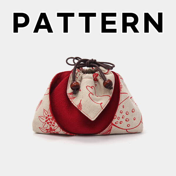 [바이핸즈] 퀼트도안 - 폴딩 주머니(내츄럴)