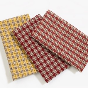 [원단패키지] 바이핸즈 컨츄리 선염체크 3종 - 45cm x 26cm BSH5401(기존BSH4476) (set)