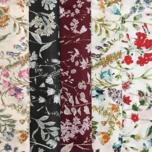 [원단패키지] 코스모 보태니스트 60수 론(아사) 03 프린트 4종 - 45cm x 26cm JSH5292 (set)