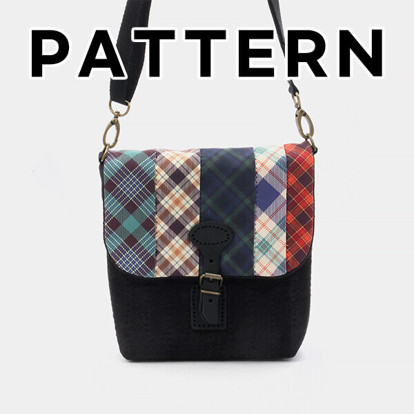 [바이핸즈] 퀼트도안 - 타탄체크 숄더백