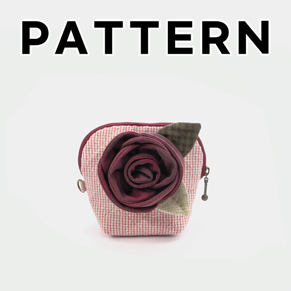 [바이핸즈] 퀼트도안 - 로즈데이 파우치