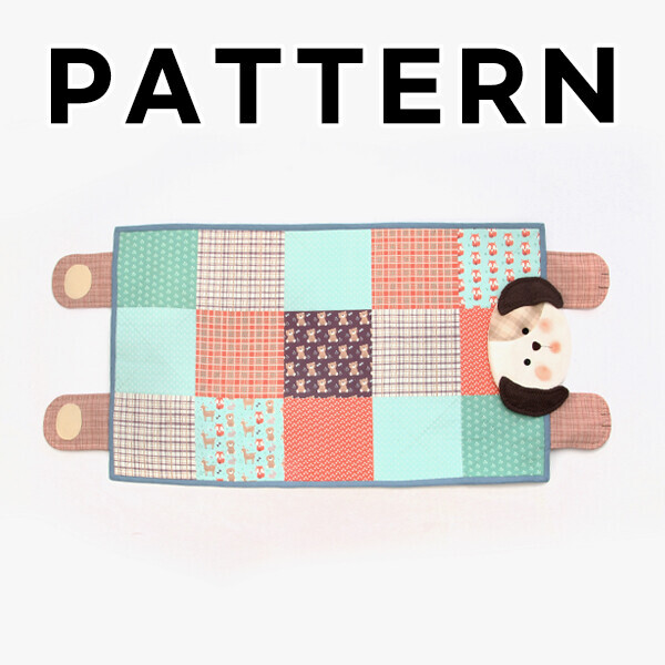 [바이핸즈] 퀼트도안 - 멍뭉이 매트