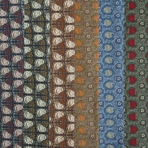 [원단패키지] 코카 일본 수입 빈티지 면원단 꽃무늬 퀼트천 6종 - 45cm x 26cm JSH5398 (set)