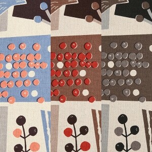 [원단패키지] 다이와보 원더러스트 컬렉션 린넨캔버스 프린트 3종 - 45cm x 26cm JSH5425 (set)